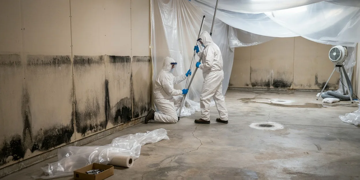 Mold removal in Oceanside, CA